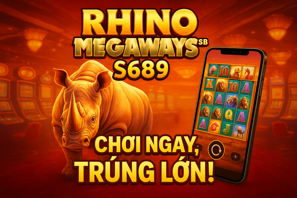 Rhino Megaways S689 – Vào chơi thôi, may mắn đón chờ!